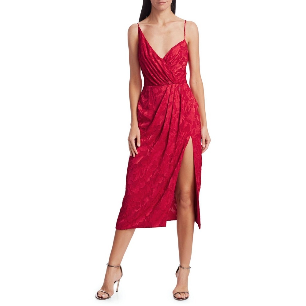 Monique Lhuillier Foulard Print Camisole Dress - Picture 1 of 15
